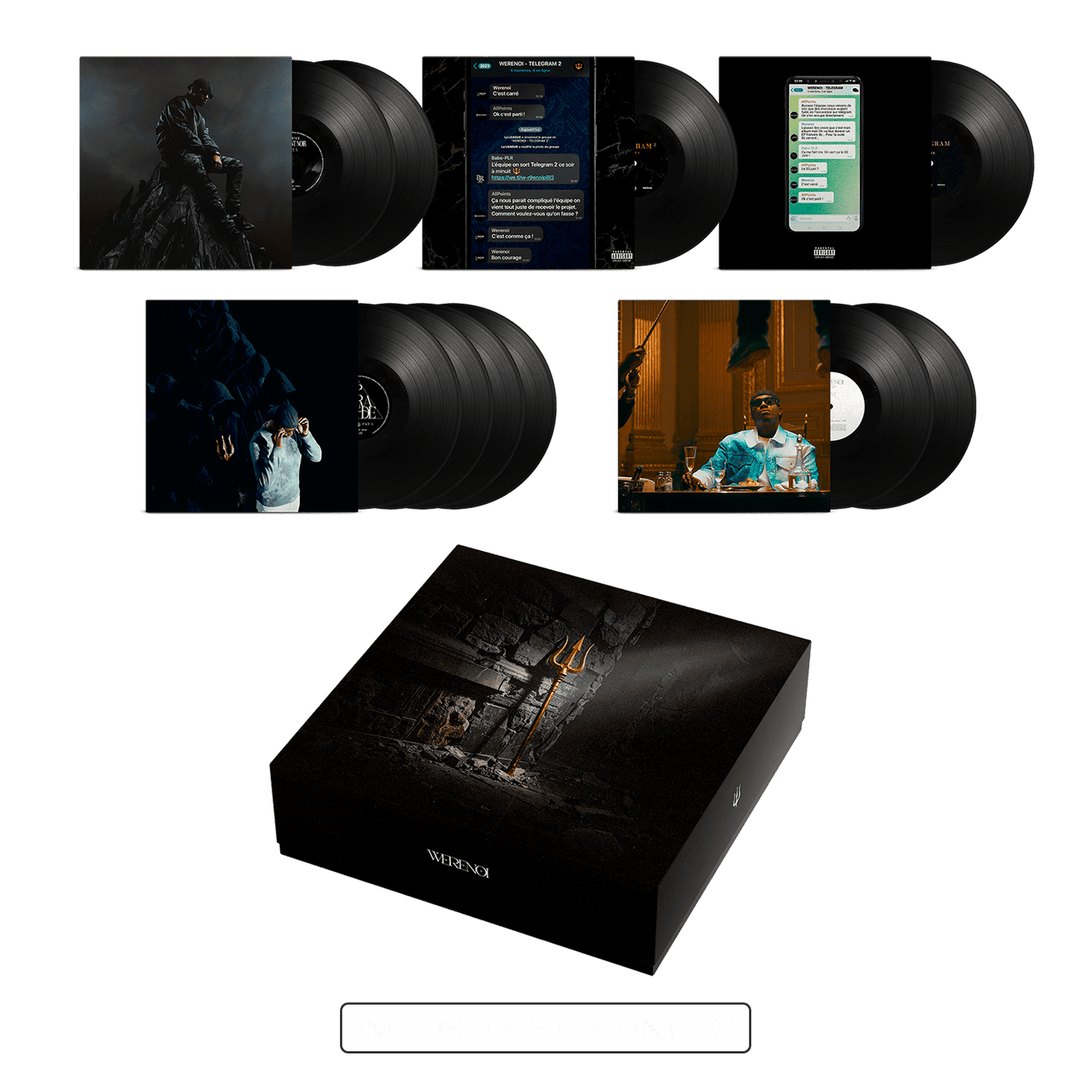 COFFRET 10 VINYLES