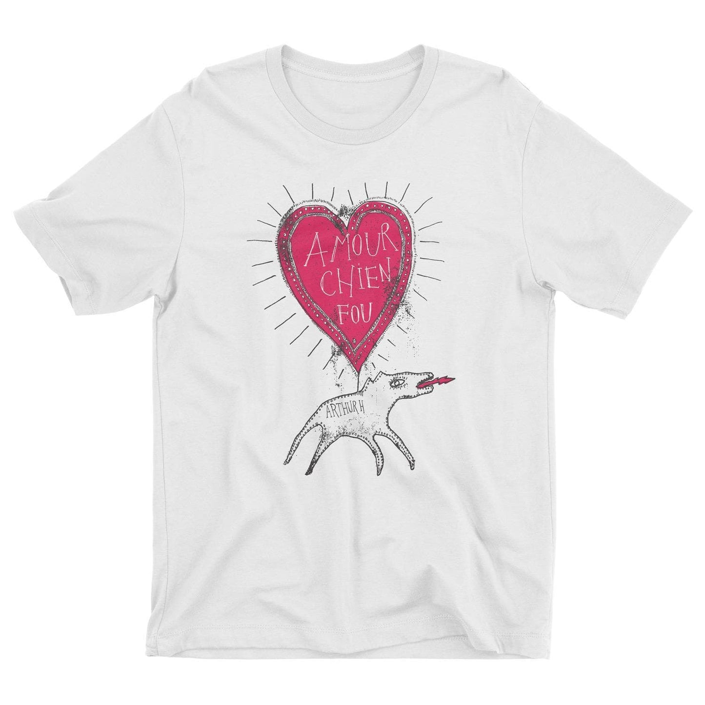 Homme - T-Shirt Chien Fou